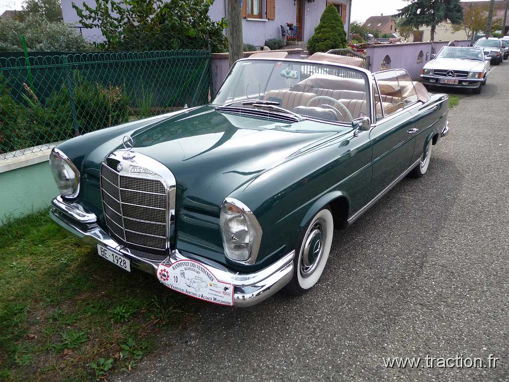 2014_Rustenhart (33).JPG - 34ème Randonnée Internationale des Vendanges organisée par le CVAAM, Mercedes Cabriolet